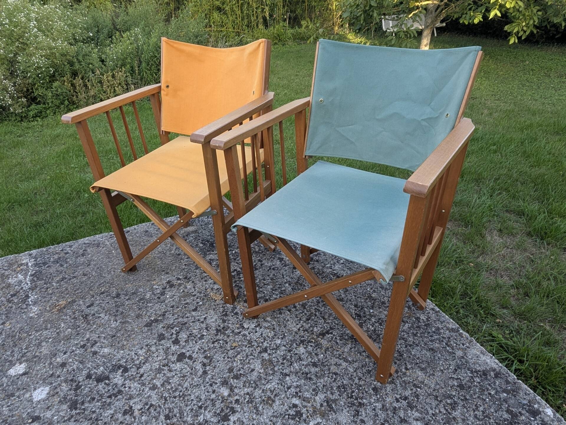 Pair of vintage director's chairs – Hyllinge Møbler (Years