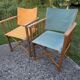 Pair of vintage director's chairs – Hyllinge Møbler (Years