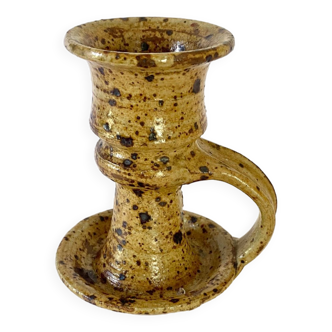 G.Tiffoche pyrite sandstone candle holder