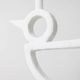 “Cui-cui” plaster lamp. Work of a French artist in small series.