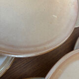 Set of 6 vintage Brenne stoneware plates from France – Stoneware service