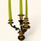 Large Pair of Gilded Bronze Chandeliers - Restoration Period (1815-1830)
