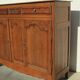 Very large manor sideboard, late 19th century, solid oak