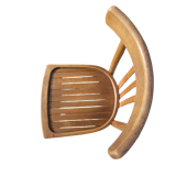 Chaise bistrot vintage en bois