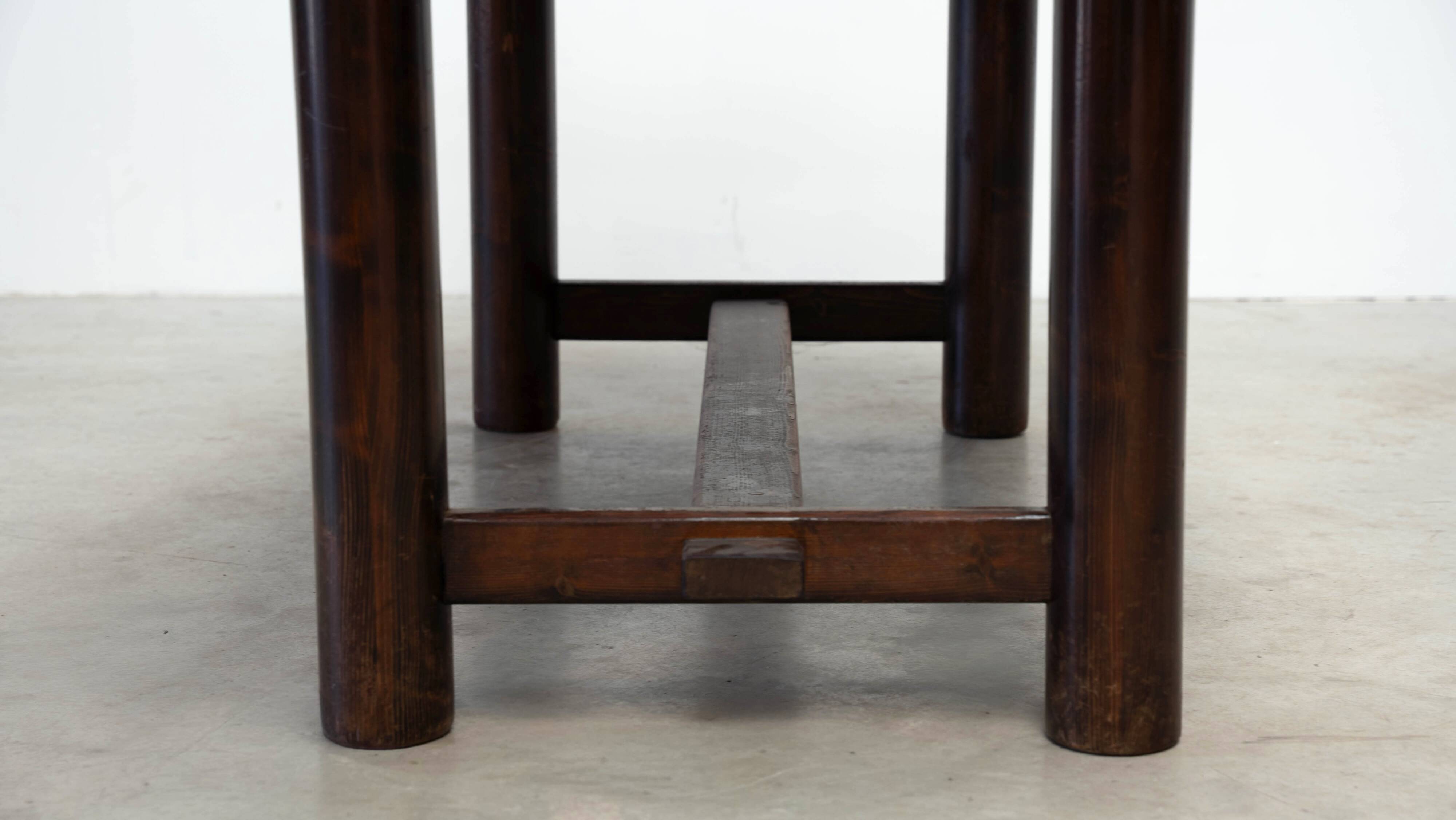 French oak dining table inspired by Georges Robert