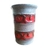 Vase céramique strehla, west germany années 60