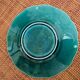 Set of 4 dessert plates in earthenware with vine leaves Gien