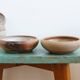 Set of eight stoneware bowls 1970s Roger Jacques