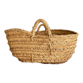Moroccan basket vegetable fibers