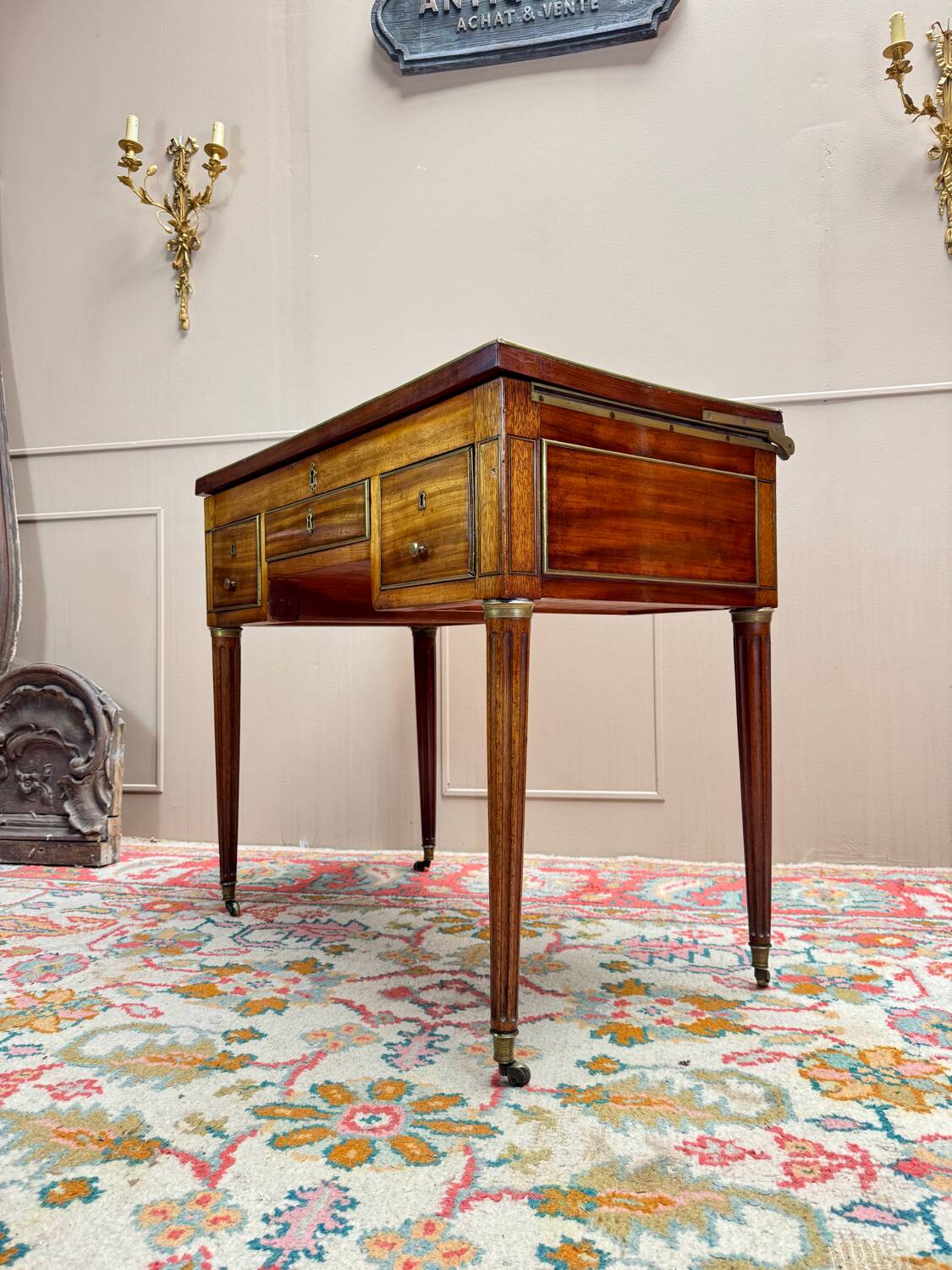 Louis XVI and XVIII Mahogany Dressing Table