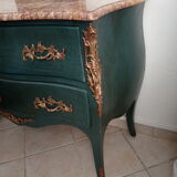 Louis XV curved dresser 2 drawers