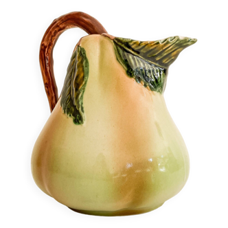 Pear-shaped ceramic pitcher