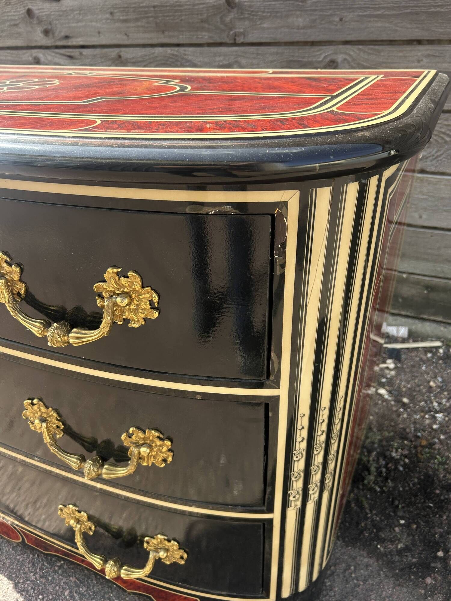 "Mazarine" chest of drawers with 3 drawers