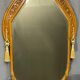 High mirror 118x78 art deco era solid walnut