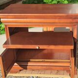 Tv cabinet 2 doors and 1 niche with Pull, in Cherry Solid Louis Philippe style.