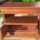 Tv cabinet 2 doors and 1 niche with Pull, in Cherry Solid Louis Philippe style.