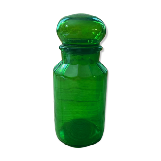 Green vintage jar