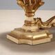 Antique baroque-style coffee table in wood, 19th century