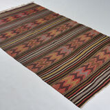 Anatolian handmade kilim rug 264 cm x 152 cm