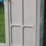 Vintage Parisian upholstered wardrobe