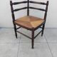 Chaise d angle vintage paille ancienne