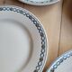 Lot n°1 de 4 assiettes plates BRE PMPS  de Longwy