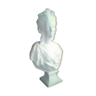 Buste marie Antoinette en staff plâtre renforcé H54cm
