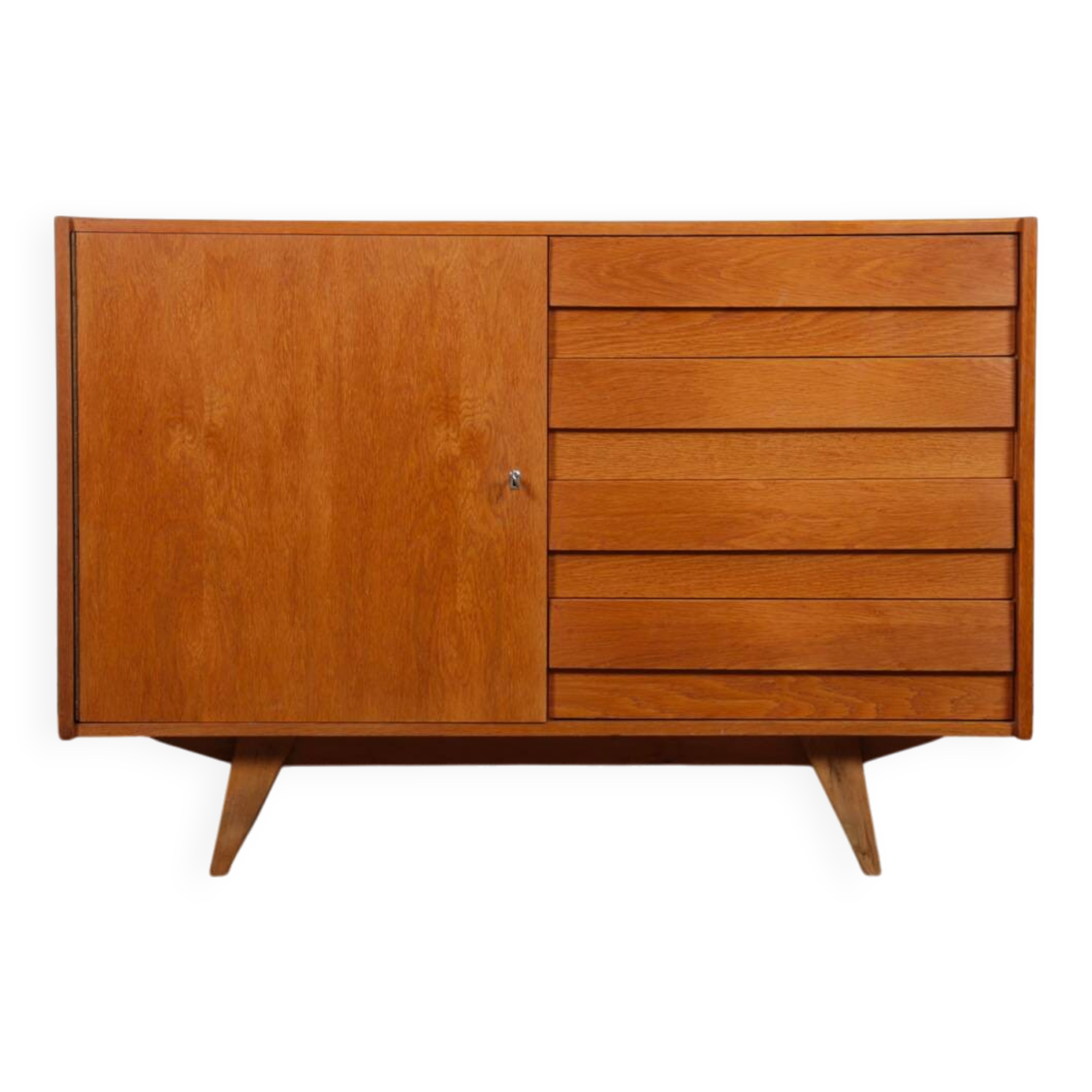 Vintage chest of drawers, Jiroutek for Interier Praha, model U-458, circa 1960