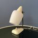 Lampe de bureau en verre opalin style Art déco Mid-Century