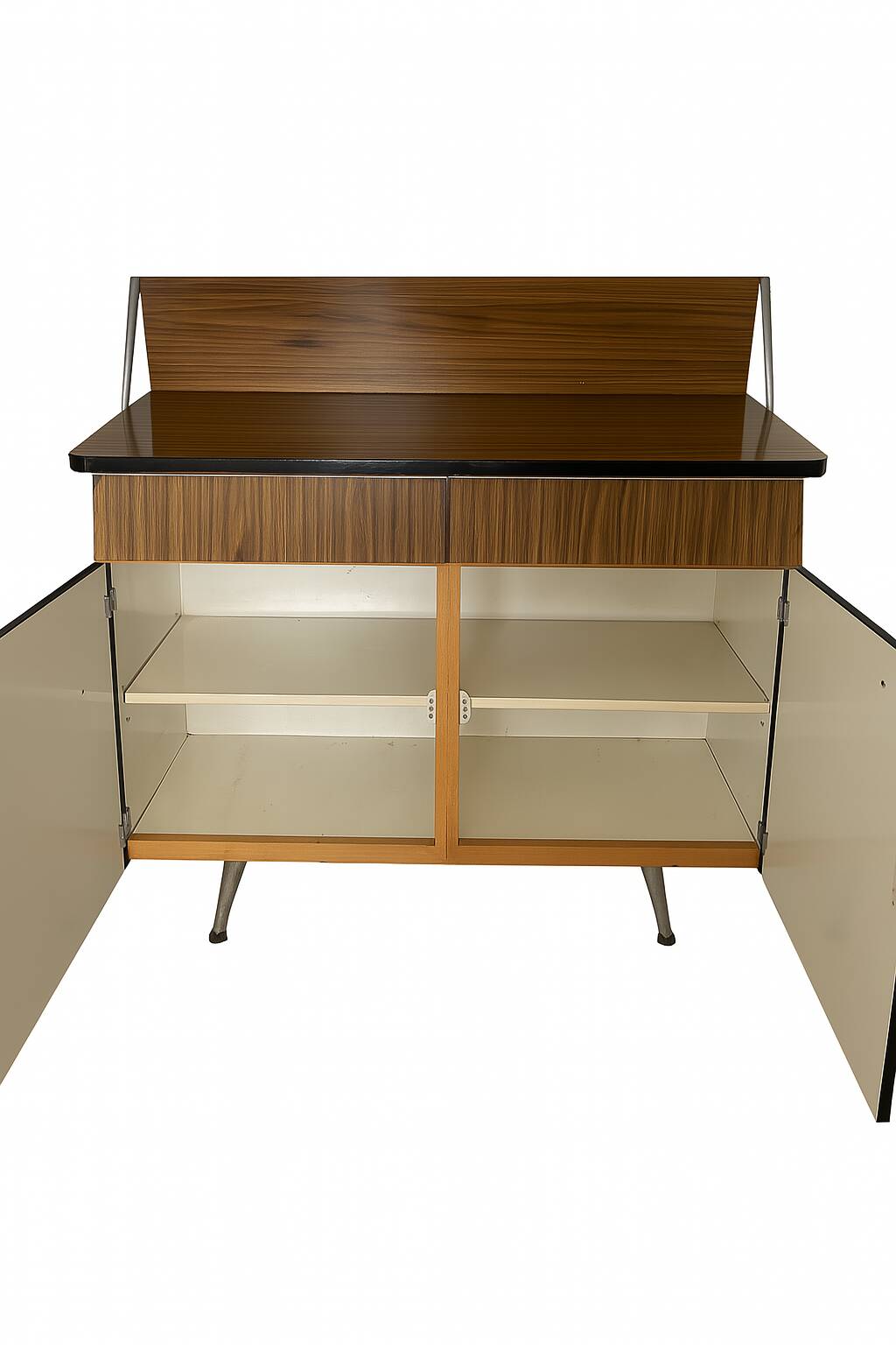 Buffet en bois vernis - mid-century modern
