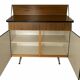 Buffet en bois vernis - mid-century modern