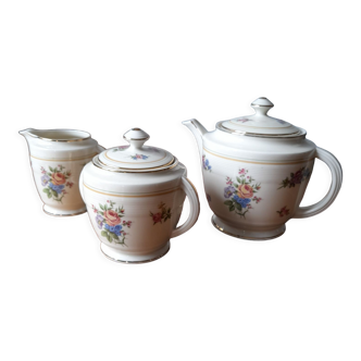 Tea set year 40 porcelain Limoges