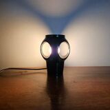 Rare midcentury ceramic table lamp, space age style, 1970s