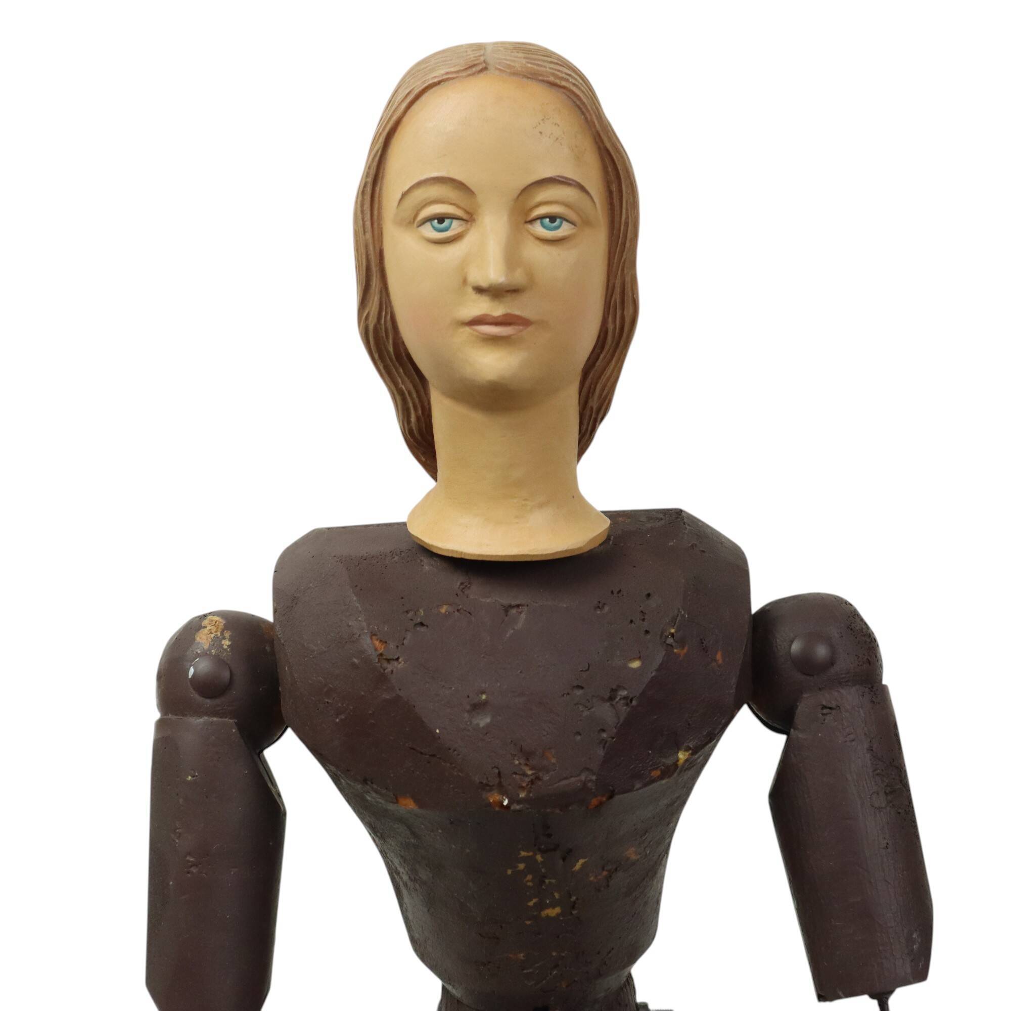 Large Vintage Santos Pop Lay Figure Mannequin 20th Century
