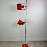 Amilux vintage red 70'S floor lamp