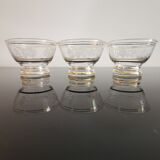 Retro art deco style digestive glasses/cocktails