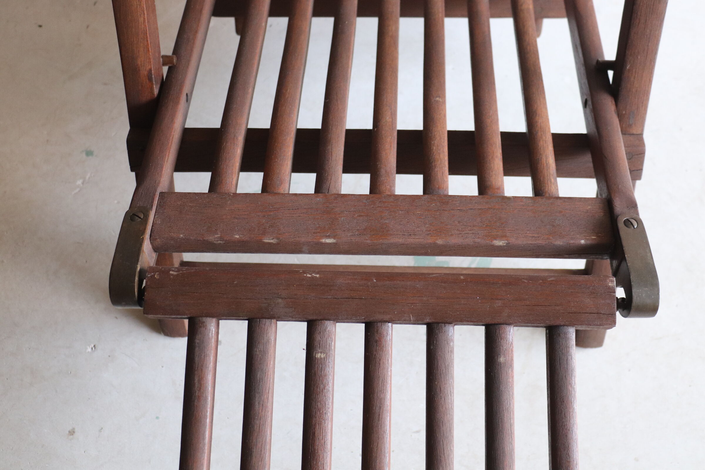 Chaise longue de jardin vintage