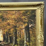 Autumn landscape. Oil on canvas.