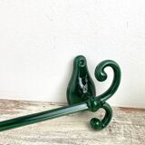 Enamelled cast iron towel holder