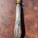 Antique Strawberry Spoon - Solid Silver & Vermeil - French Silversmithing