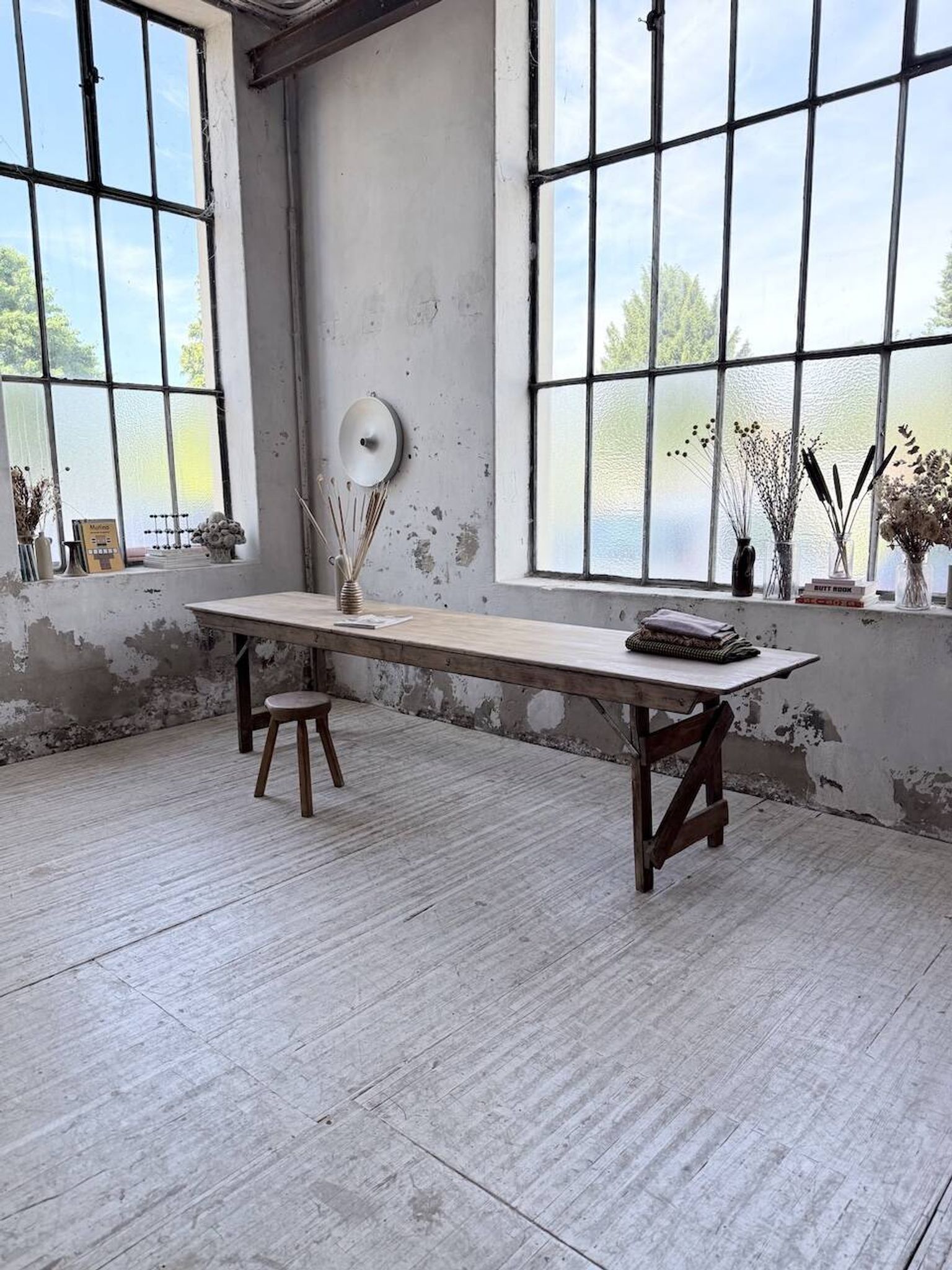 1950 XL folding farmhouse table in pine
