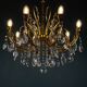 Vintage crystal chandelier, Italy, 1950s