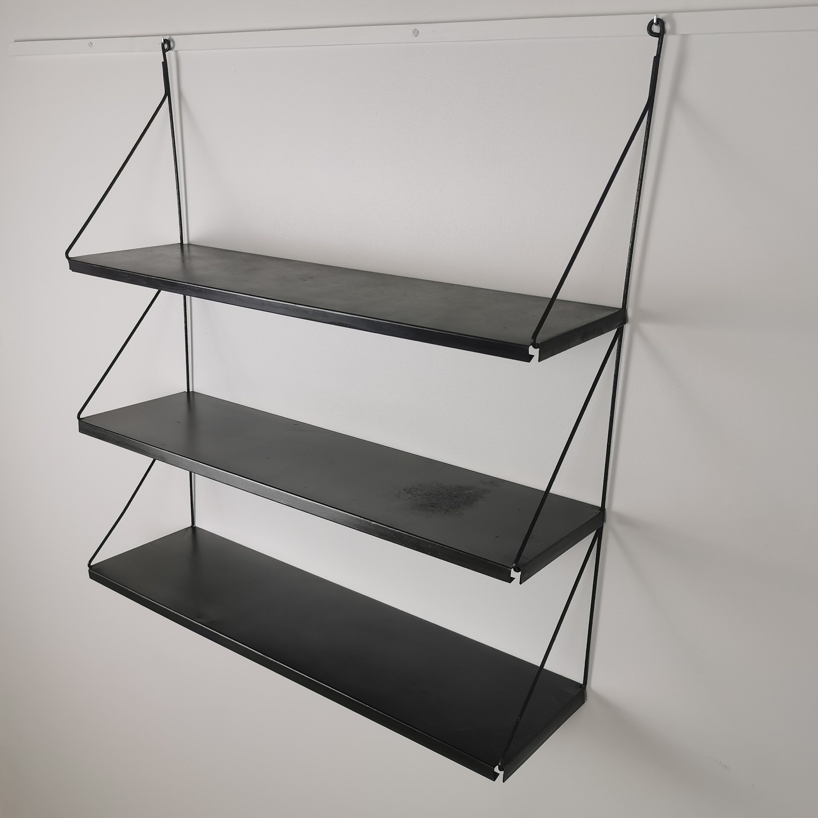 Vintage metal shelf