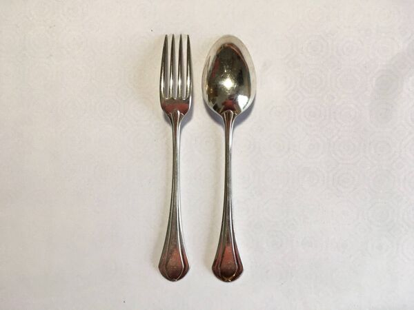 Ensemble de 18 couverts Christofle en métal argenté,modèle Printania