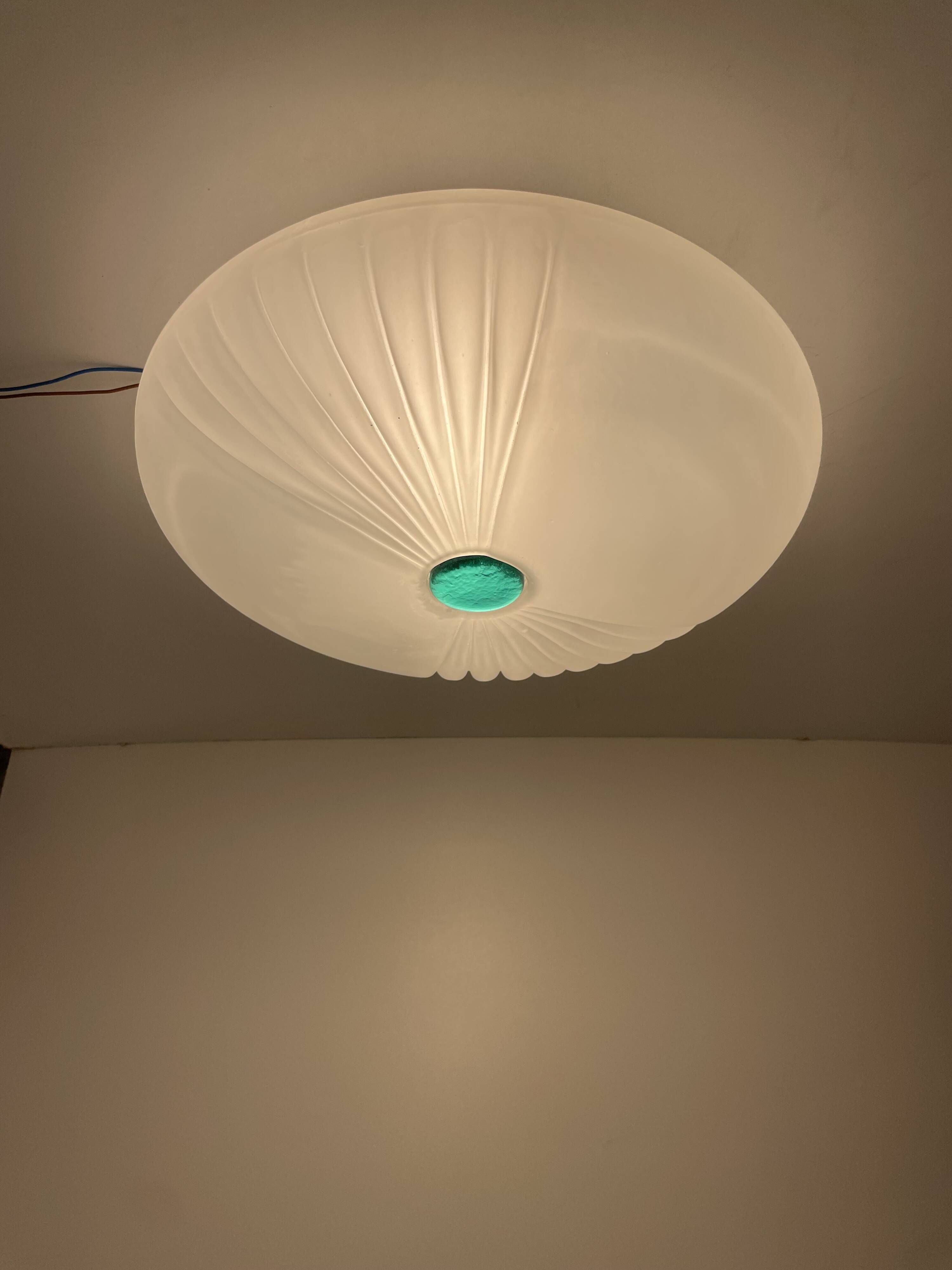 Murano Ceiling or Wall Lamp, 1980s