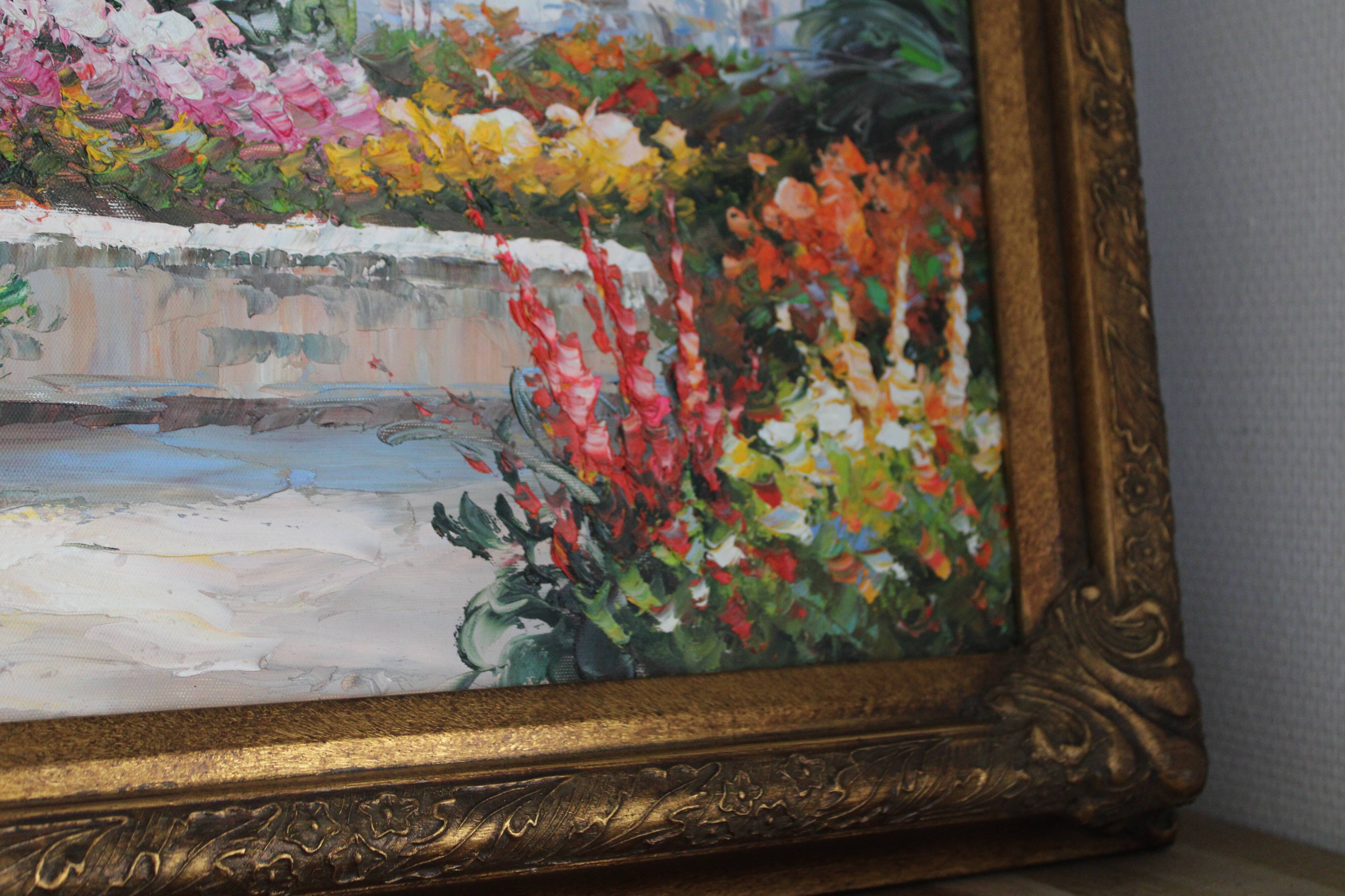 Tableau "Bord de mer en Provence"