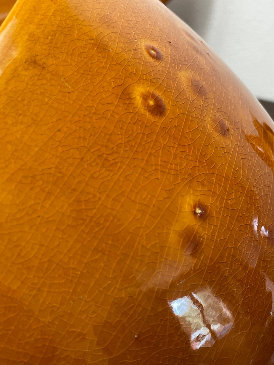 3 glazed ceramic dishes