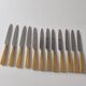 Set of 12 bakelite and stainless steel knives