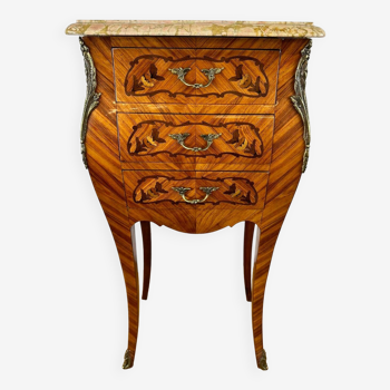 Louis XV style bedside table