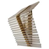 Rare glass wall lamp by Kamenicky Senov, 1960s